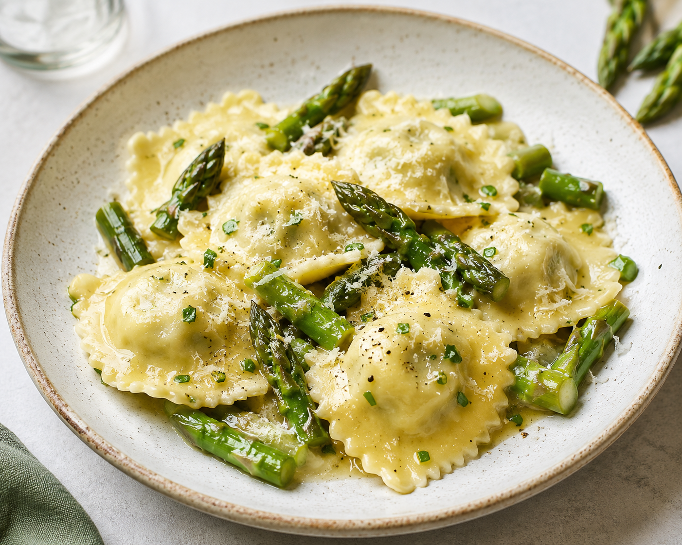 Ravioli aux Asperges