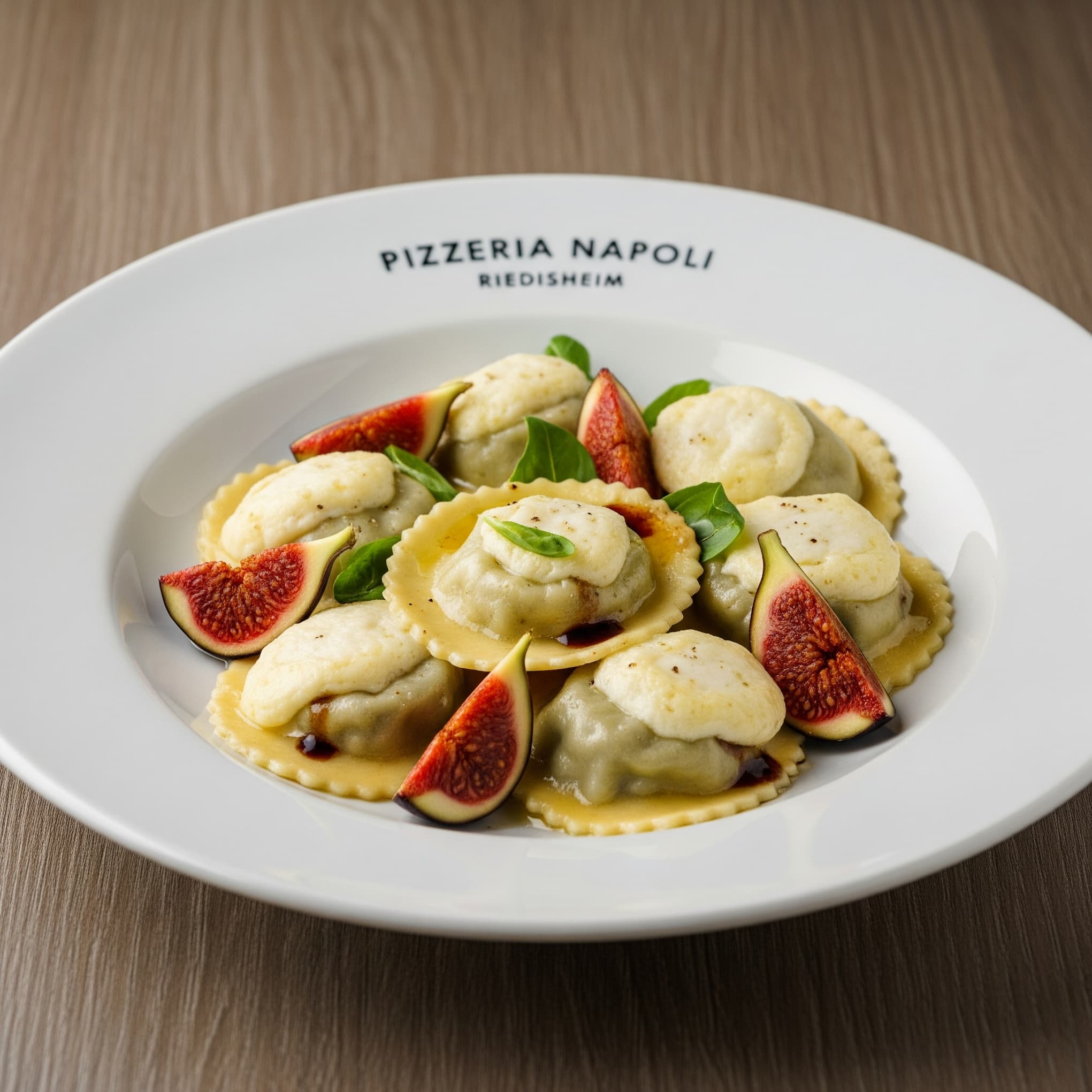 ravioli chevre et figues